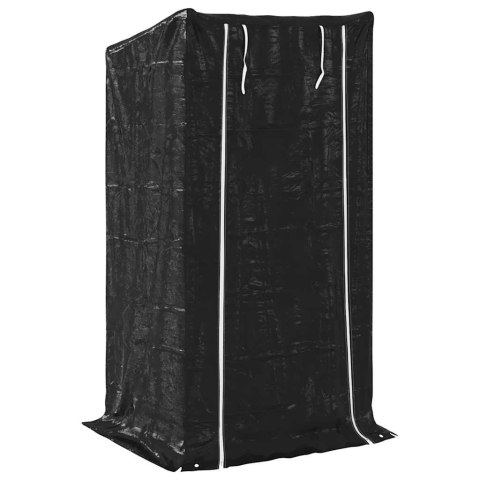 STOJAK NA DREWNO OPAŁOWE Z POKROWCEM 100X80X200CM