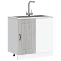 SZAFKA KUCHENNA DOLNA KALMAR SZARY DĄB SONOMA 86X46X81
