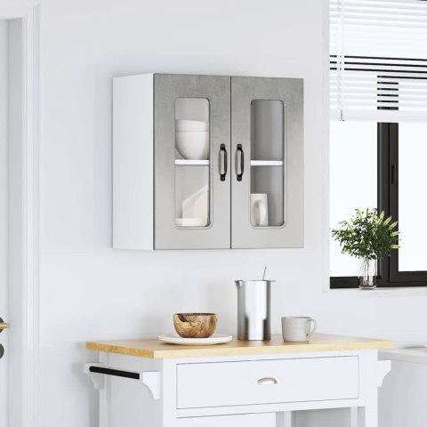 SZAFKA ŚCIENNA KUCHENNA ZE DRZWIAMI KALMAR 60X31X60CM SZAROŚĆ BETONU
