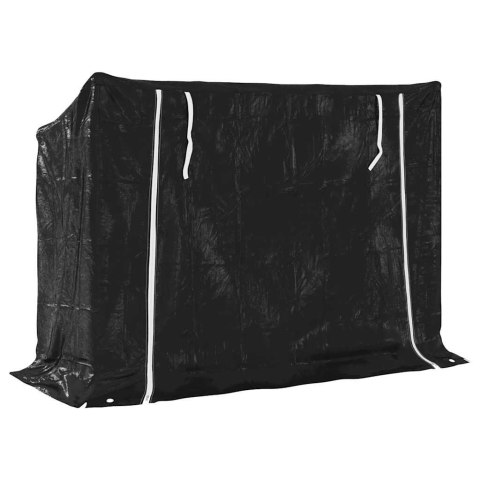 STOJAK NA DREWNO OPAŁOWE Z POKROWCEM 151X60,5X110,5CM