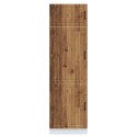 SZAFKA KUCHENNA LUCCA STARE DREWNO 60X57X207