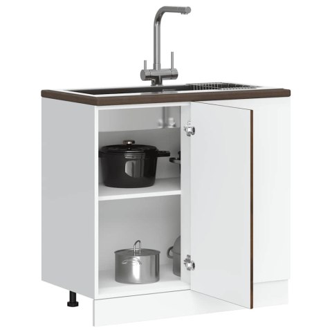 SZAFKA KUCHENNA DOLNA KALMAR PRZYDYMIONY DĄB 86X46X81