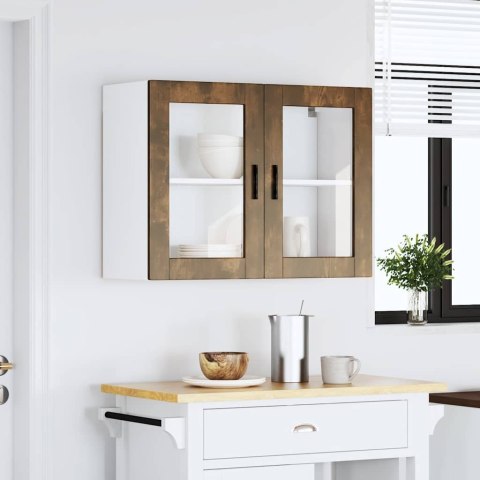 SZAFKA ŚCIENNA KUCHENNA ZE SZKLANYMI DRZWIAMI PORTO 80X31X60