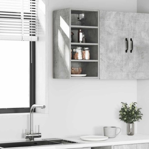 SZAFKA WISZĄCA SZAROŚĆ BETONU 30X29,5X60CM