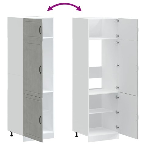 SZAFKA KUCHENNA LUCCA BETONOWY SZARY 60X57X207CM