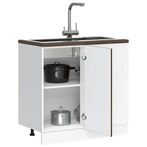 SZAFKA KUCHENNA DOLNA KALMAR BRĄZOWY DĄB 86X46X81