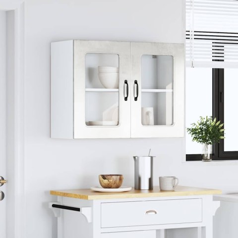 SZAFKA ŚCIENNA KUCHENNA ZE DRZWIAMI KALMAR 80X31X60CM SZAROŚĆ BETONU