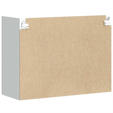 SZAFKA ŚCIENNA KUCHENNA ZE SZKLANYMI DRZWIAMI KALMAR 80X31X60CMBIAŁA