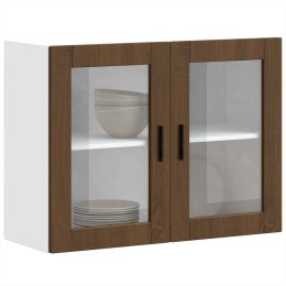 SZAFKA ŚCIENNA KUCHENNA ZE SZKLANYMI DRZWIAMI PORTO 80X31X60