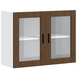 SZAFKA ŚCIENNA KUCHENNA ZE SZKLANYMI DRZWIAMI PORTO 80X31X60