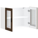 SZAFKA ŚCIENNA KUCHENNA ZE SZKLANYMI DRZWIAMI PORTO 80X31X60