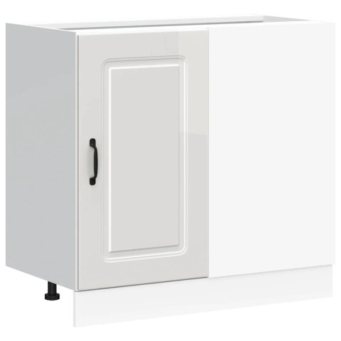 SZAFKA KUCHENNA DOLNA KALMAR BIAŁA POŁYSK 86X46X81,5CM
