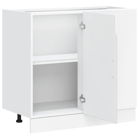 SZAFKA KUCHENNA DOLNA KALMAR BIAŁA POŁYSK 86X46X81,5CM