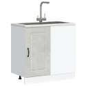 SZAFKA KUCHENNA DOLNA KALMAR SZAROŚĆ BETONU 86X46X81,5CM