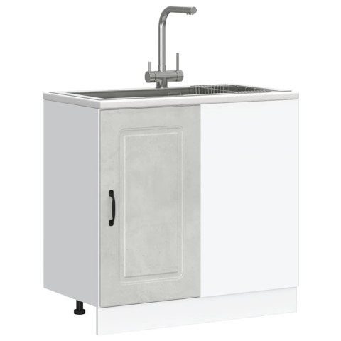 SZAFKA KUCHENNA DOLNA KALMAR SZAROŚĆ BETONU 86X46X81,5CM