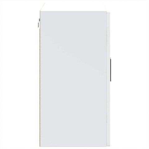SZAFKA ŚCIENNA KUCHENNA ZE SZKLANYMI DRZWIAMI PORTO 80X31X60CM BIAŁA