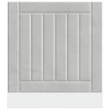 PANEL DO ZMYWARKI LUCCA SZAROŚĆ BETONU 60X1,5X67CM
