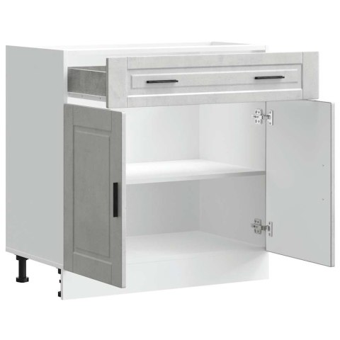 SZAFKA KUCHENNA DOLNA PORTO BETONOWY SZARY 80X46X81,5CM