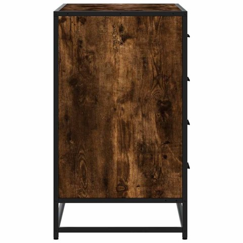 KOMODA PRZYDYMIONY DĄB 70X41X70CM