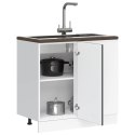 SZAFKA DOLNA POD ZLEW CZARNY 86X46X81,5CM