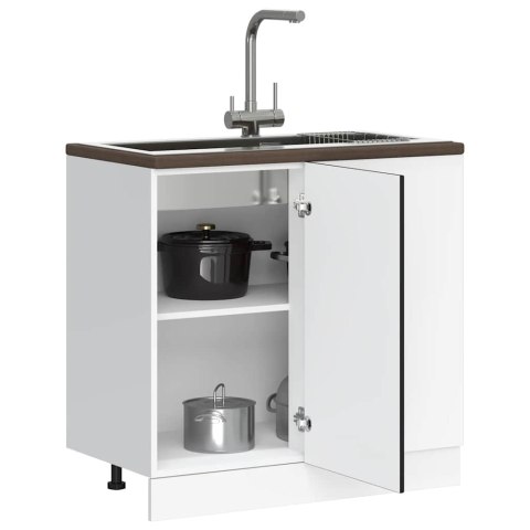 SZAFKA DOLNA POD ZLEW CZARNY 86X46X81,5CM