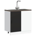 SZAFKA DOLNA POD ZLEW CZARNY 86X46X81,5CM