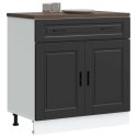 SZAFKA KUCHENNA DOLNA PORTO CZARNA 80X46X81,5CM