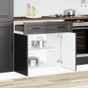 SZAFKA KUCHENNA DOLNA PORTO CZARNA 80X46X81,5CM