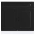 SZAFKA KUCHENNA DOLNA PORTO CZARNA 80X46X81,5CM