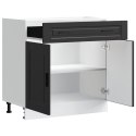 SZAFKA KUCHENNA DOLNA PORTO CZARNA 80X46X81,5CM