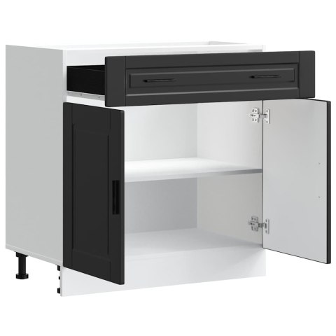 SZAFKA KUCHENNA DOLNA PORTO CZARNA 80X46X81,5CM