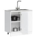 SZAFKA DOLNA POD ZLEWOZMYWAK BIAŁA 86X46X81,5CM