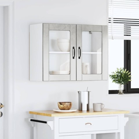 SZAFKA ŚCIENNA KUCHENNA ZE DRZWIAMI LUCCA 80X31X60CM SZAROŚĆ BETONU