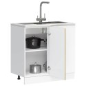 SZAFKA DOLNA ZLEWU SONOMA OAK 86X46X81,5CM