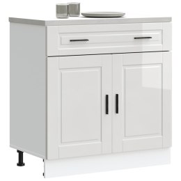 SZAFKA KUCHENNA DOLNA PORTO BIAŁA POŁYSK 80X46X81,5CM