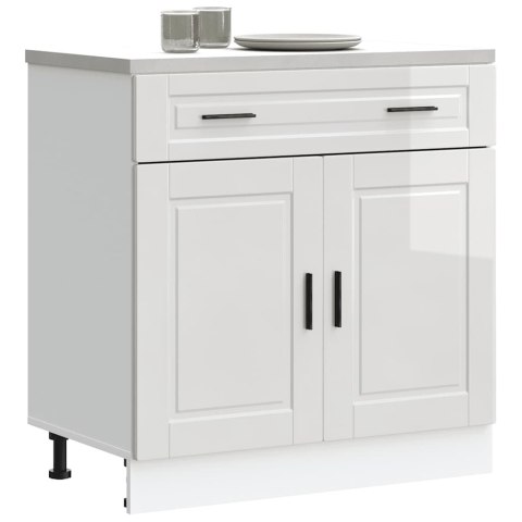 SZAFKA KUCHENNA DOLNA PORTO BIAŁA POŁYSK 80X46X81,5CM