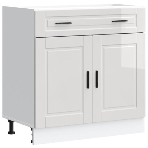 SZAFKA KUCHENNA DOLNA PORTO BIAŁA POŁYSK 80X46X81,5CM