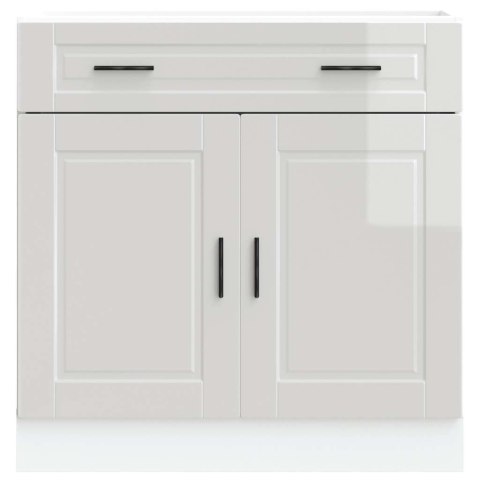 SZAFKA KUCHENNA DOLNA PORTO BIAŁA POŁYSK 80X46X81,5CM