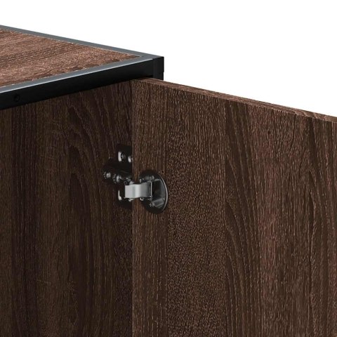 ŁAWKA Z MIEJSCEM NA BUTY BRĄZOWY DĄB 100X40X53,5CM