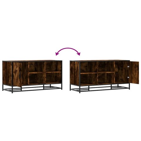 ŁAWKA Z MIEJSCEM NA BUTY PRZYDYMIONY DĄB 100X40X53,5CM