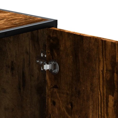 ŁAWKA Z MIEJSCEM NA BUTY PRZYDYMIONY DĄB 100X40X53,5CM