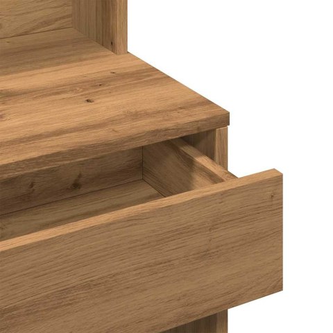 TOALETKA Z LUSTREM DĄB ARTISAN 74,5X40X141CM