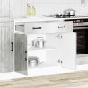 SZAFKA KUCHENNA DOLNA „LUCCA" BETONOWA SZAROŚĆ 80X46X81