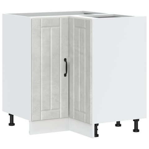 NAROŻNA SZAFKA KUCHENNA DOLNA BETONOWA SZAROŚĆ