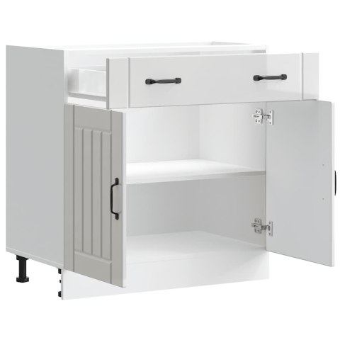 SZAFKA KUCHENNA DOLNA "LUCCA" BIAŁA 80X46X81