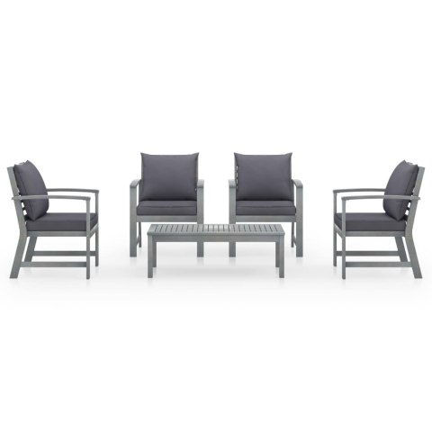 5-CZ. ZESTAW WYPOCZYNKOWY DO OGRODU PODUSZKI DREWNO AKACJOWE