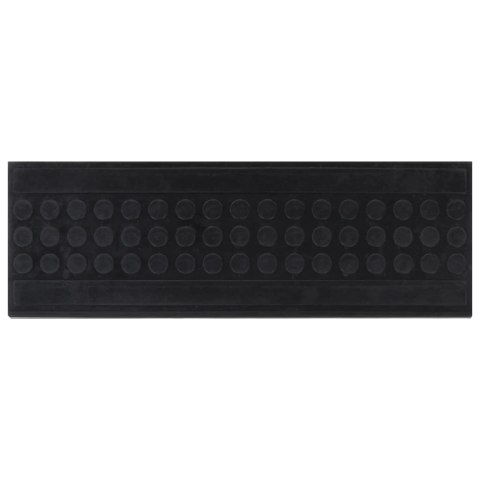 NAKŁADKI NA SCHODY 10 SZT. 25X75CM GUMOWE ANTYPOŚLIZGOWE BEZPIECZNE