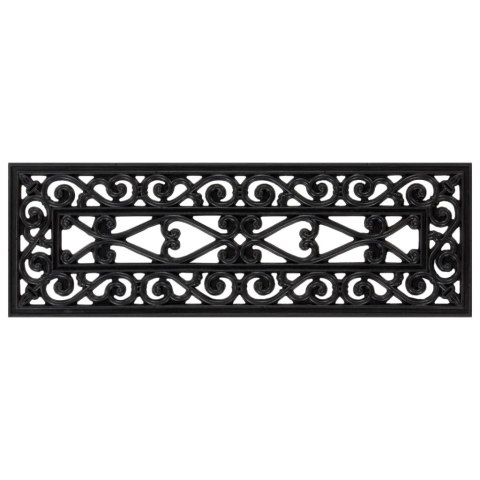 NAKŁADKI NA SCHODY 5 SZT. 25X75CM GUMOWE ANTYPOŚLIZGOWE BEZPIECZNE