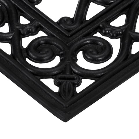 NAKŁADKI NA SCHODY 5 SZT. 25X75CM GUMOWE ANTYPOŚLIZGOWE BEZPIECZNE