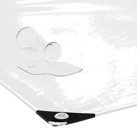 PRZEZROCZYSTA PLANDEKA Z OCZKAMI 3X5M PVC